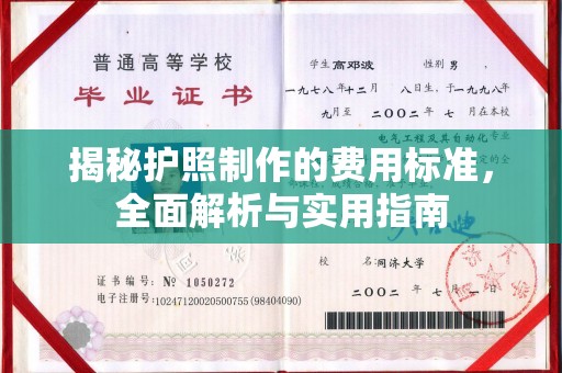 松山揭秘护照制作的费用标准，全面解析与实用指南